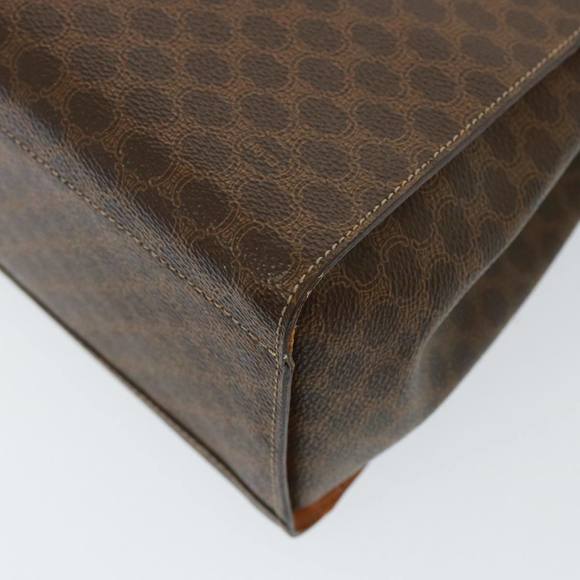 CELINE Macadam Canvas Hand Bag PVC Brown Auth 79102 - Picture 16 of 16